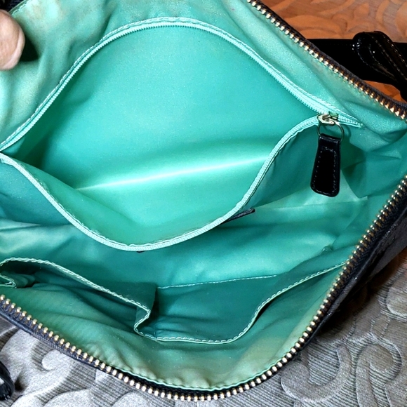 Authentic Coach Signature Jacquard Poppy black shoulder bag - Picture 14 of 17